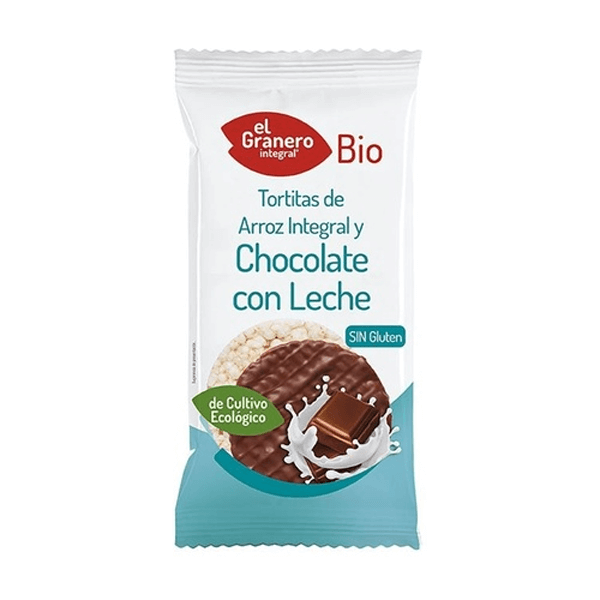Milchschokoladen-Reiswaffeln von El Granero Integral - El Granero Integral 0