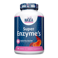 Super Enzyme Complex en 90 tabletas suplemento de digestivos hecho por Haya Labs
