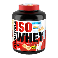 IsoWhey bote de 2kg en la categoría proteína de aislado de suero isolate por Quamtrax