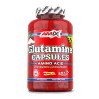 Glutamina envase de 360 cápsulas hecho por Amix Nutrition