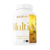 Multivit envase de 60 tabletas por IO.Genix suplemento de complejos multivitaminicos