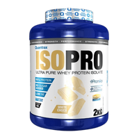 Isopro CFM bote de 2kg de la marca Quamtrax suplemento de la sección proteína de aislado de suero isolate
