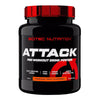 Attack presentación de 416g en la sección de pre entreno por Scitec Nutrition