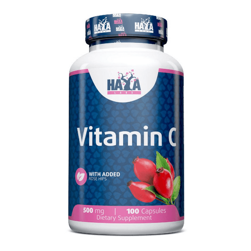 Vitamin C mit Hagebutten 500 mg von Haya Labs - Haya Labs 0