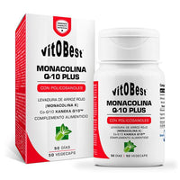 Monacolina Q10 Plus envase de 50 cápsulas vegetales por VitoBest de la categoría colesterol