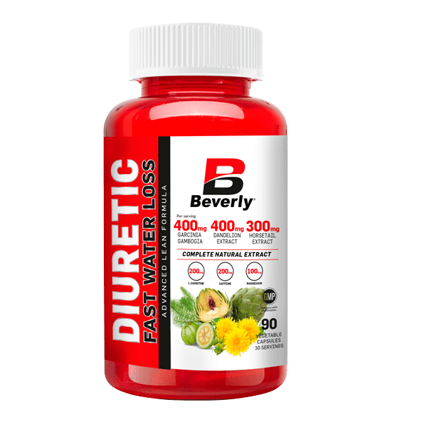 Schnelle Wasserentfernung durch Diuretika von Beverly Nutrition - Beverly Nutrition 0