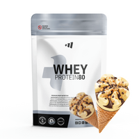 Whey Protein80 bote de 1kg por Masmusculo Supplements suplemento de proteina de suero whey