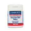Vitamina B12 1000mcg presentación de 60 tabletas hecho por Lamberts