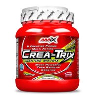 Crea-Trix presentación de matriz de creatina hecho por Amix Nutrition complemento alimenticio de pre entreno sin estimulantes