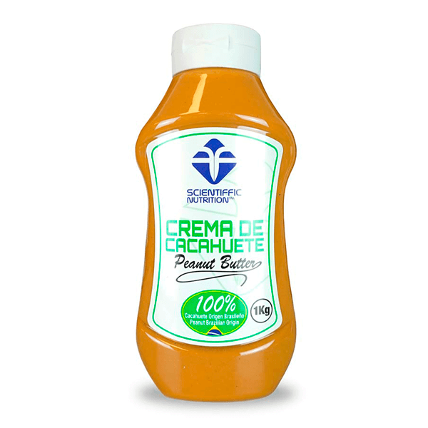 Crema de Cacahuete presentación de 1kg en la categoría cremas de cacahuete de Scientiffic Nutrition