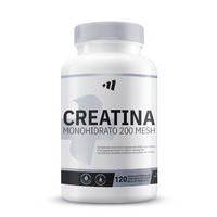 Creatina Monohidrato 200 Mesh bote de 120 cápsulas vegetales de Masmusculo Supplements