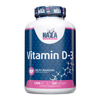 Vitamina D3 400IU envase de 250 softgels por Haya Labs