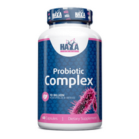 Complejo Probiotico 10 billones de Acidofilus y Bifidus en 60 cápsulas hecho por Haya Labs de la categoría probioticos