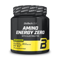 Amino Energy Zero con Electrolitos en 360g suplemento de esenciales e hidrolizados hecho por Biotech USA
