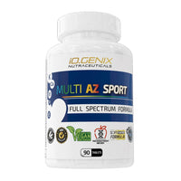 Multi AZ Sport de 90 tabletas en la sección de complejos multivitaminicos de la marca IO.Genix