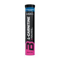 L-Carnitina Efervescente 500mg presentación de 20 tabletas del fabricante Biotech USA