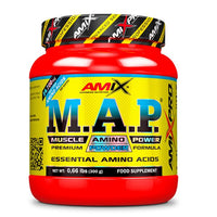 MAP Muscle Amino Power envase de 300g en la sección de esenciales e hidrolizados de la marca AmiXpro® series