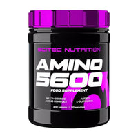 Amino 5600 presentación de 200 tabletas del fabricante Scitec Nutrition suplemento de la sección otros aminoácidos