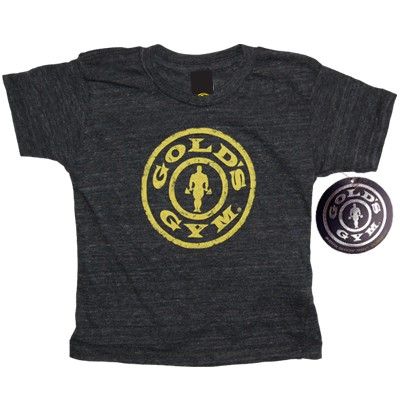 Gold S Gym Stärker als Mama Baby T-Shirt  - Gold's Gym 0