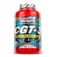 CGT-3 en creatina, glutamina y taurina por Amix Nutrition complemento alimenticio de otras creatinas
