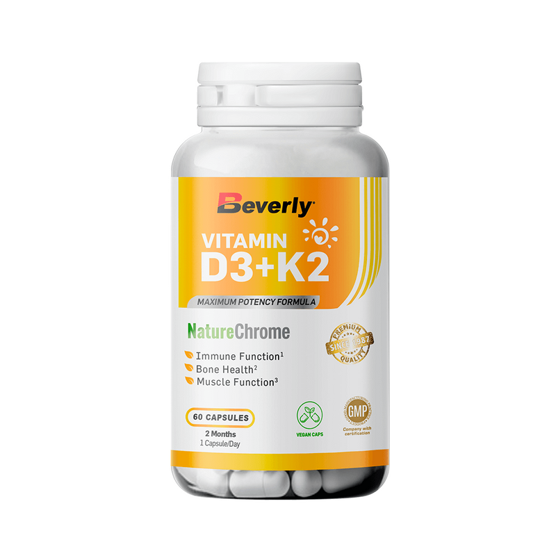 Vitamin D3 + K2 von Beverly Nutrition - Beverly Nutrition 0
