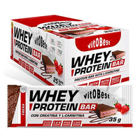 Barrita Whey Protein Bar presentación de 35g de la categoría barritas de proteinas hecho por VitoBest