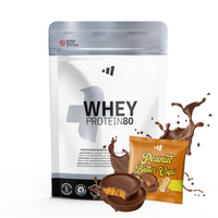 Whey Protein80 en 500g de la marca Masmusculo Supplements complemento alimenticio de proteina de suero whey