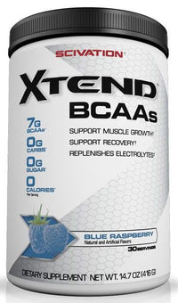 Xtend envase de 458g del fabricante Scivation (BCAA + Glutamina)