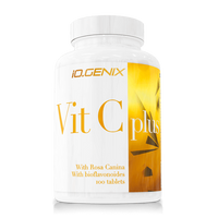 Vita C Plus bote de 100 tabletas del fabricante IO.Genix suplemento de vitamina c