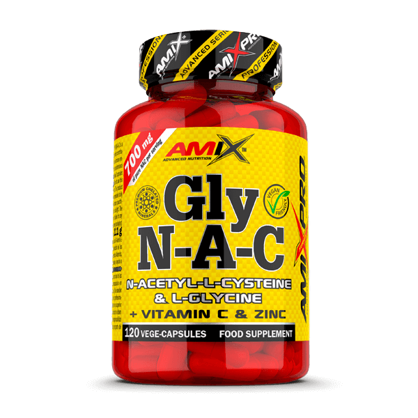 Gly N-A-C presentación de 120 cápsulas del fabricante AmiXpro® series en la sección de antioxidantes