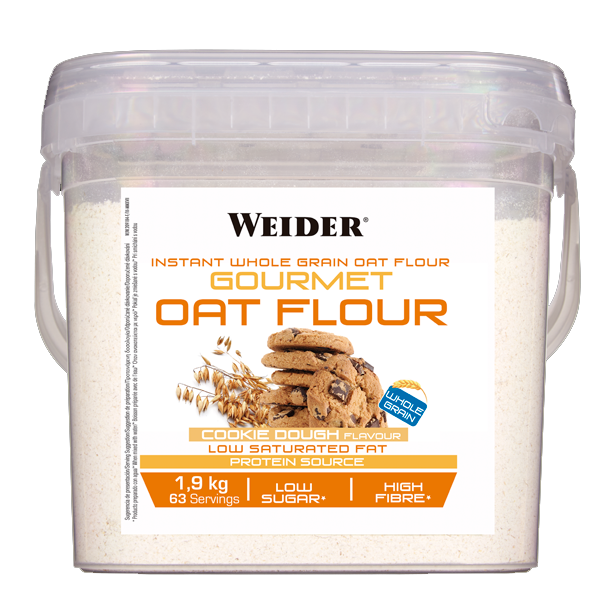 Harina de Avena Gourmet de 1.9 kg por Weider de la categoría harina de avena dulce
