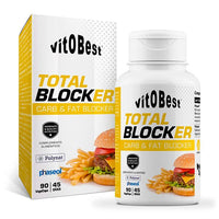 Total Blocker de 90 cápsulas vegetales en la categoría bloqueadores de hidratos y grasas por VitoBest