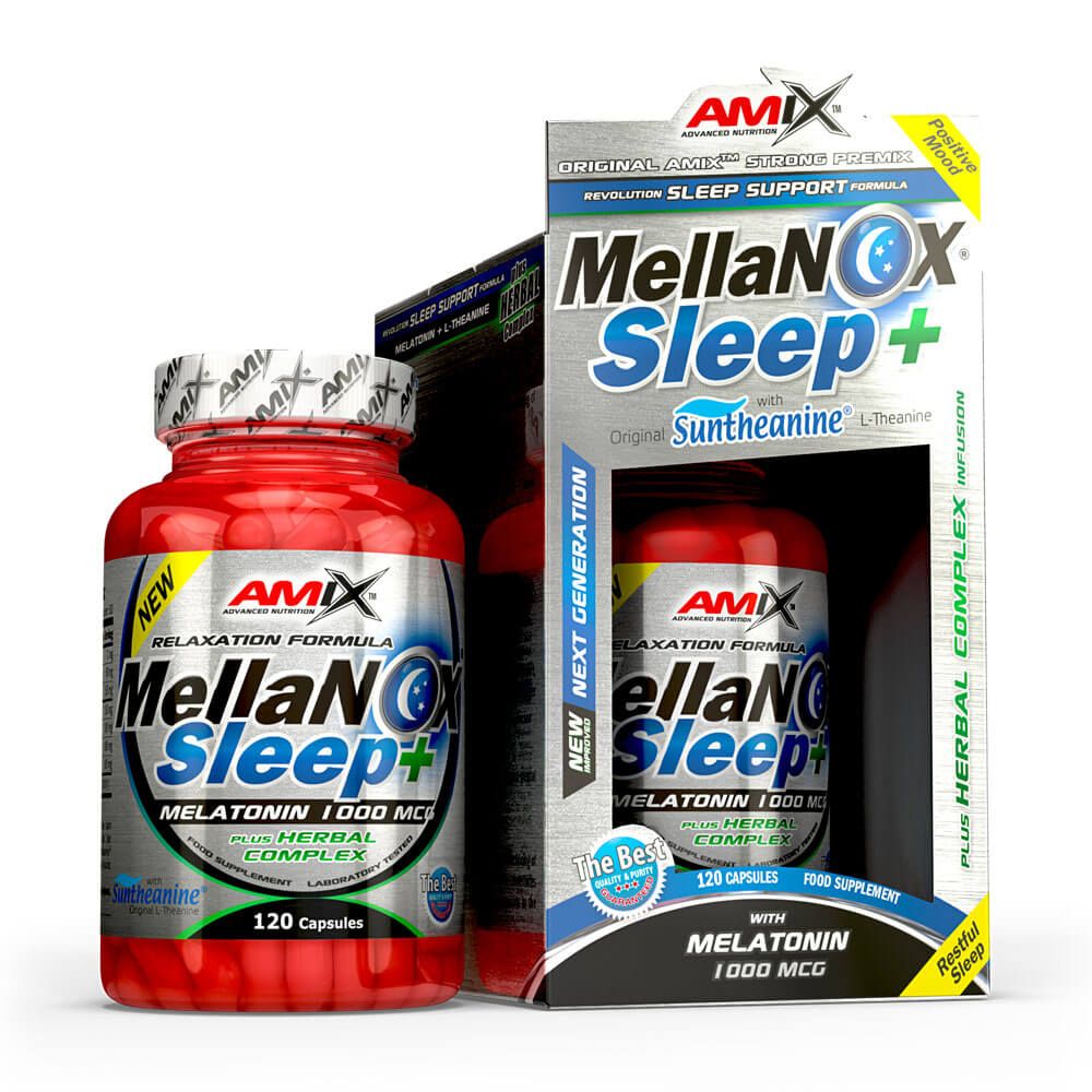 MellaNOX Sleep+ en 120 cápsulas de la categoría mejora del sueño de Amix Nutrition