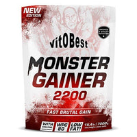 Monster Gainer 2200 bote de 7kg del fabricante VitoBest de la categoría ganadores de peso con proteína
