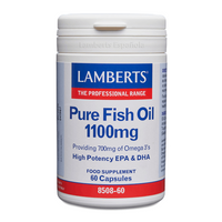Aceite de Pescado Puro bote de 60 cápsulas en la sección de fuente vegetal hecho por Lamberts