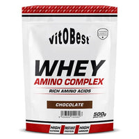 Whey Amino Complex envase de 500g de la marca VitoBest suplemento de proteina de suero whey