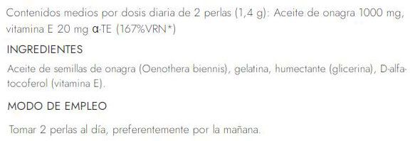 Información nutricional