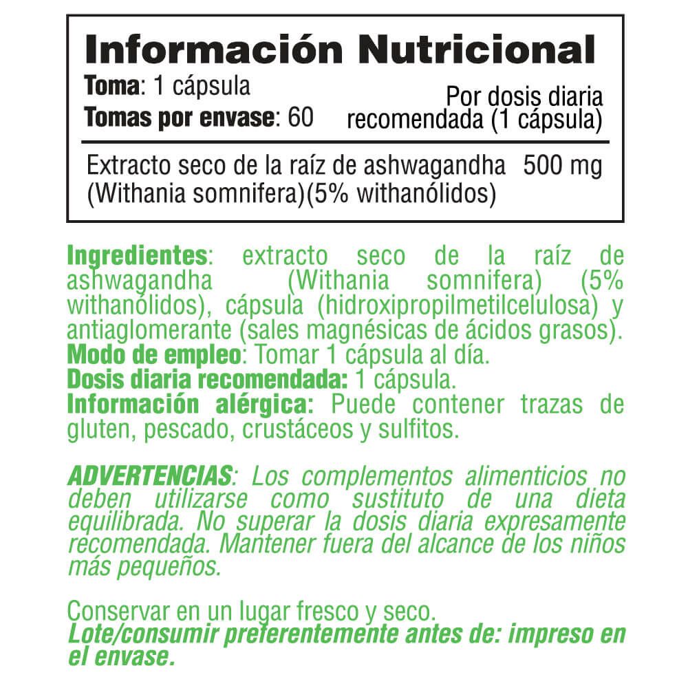 Información nutricional