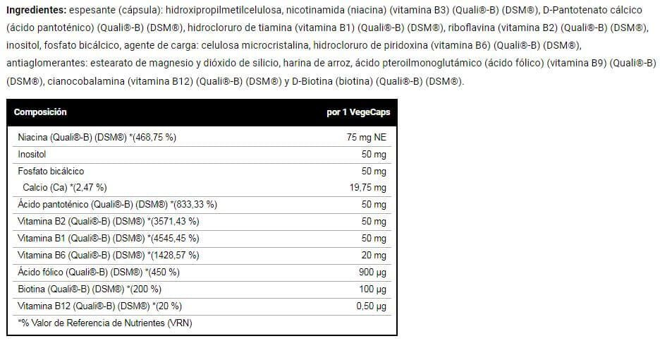 Información nutricional