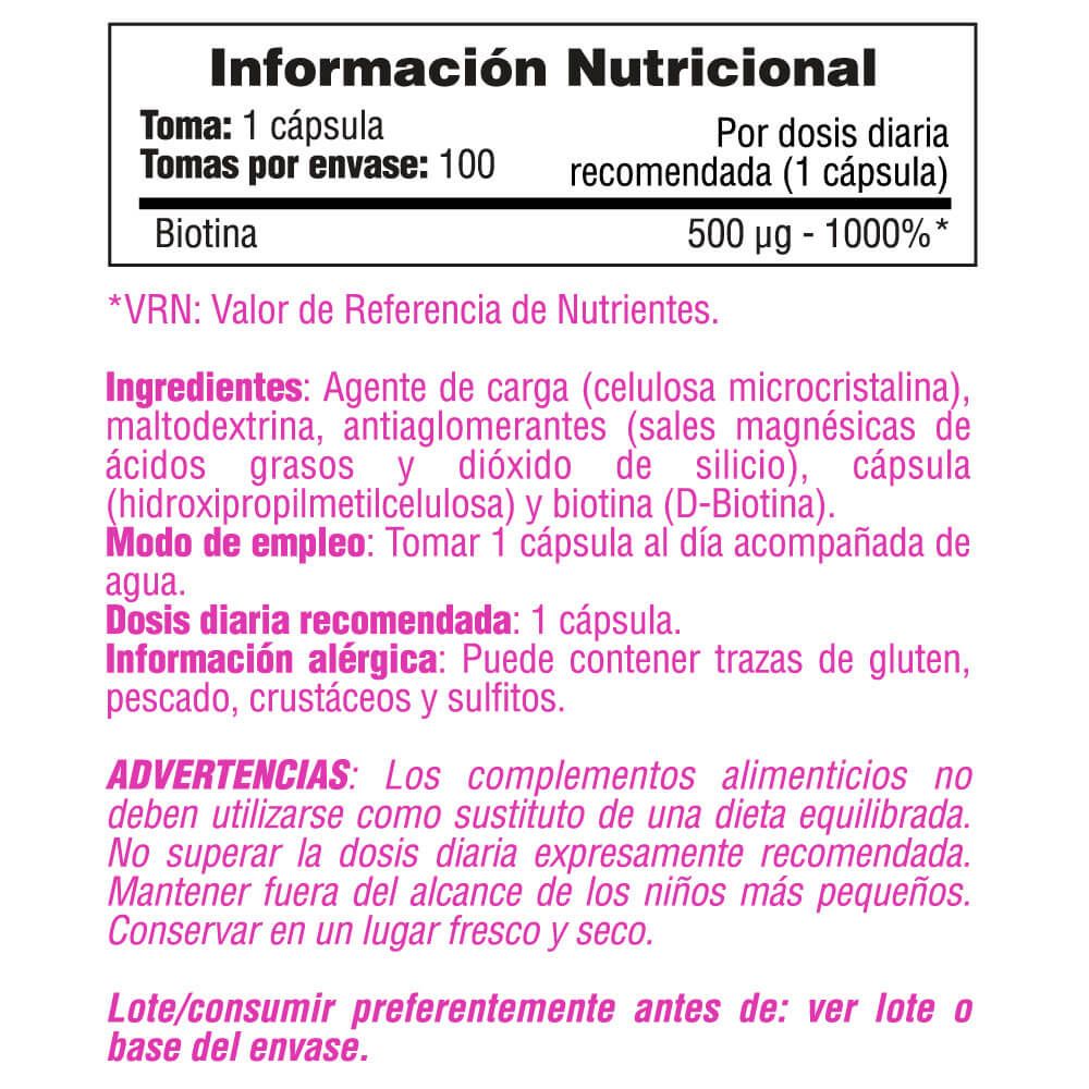 Información nutricional