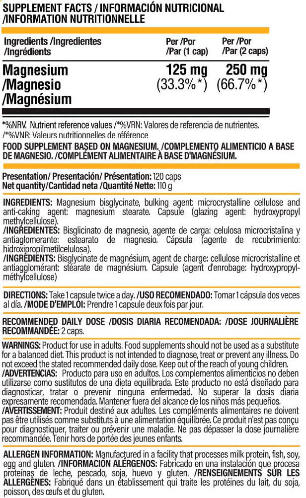 Información nutricional