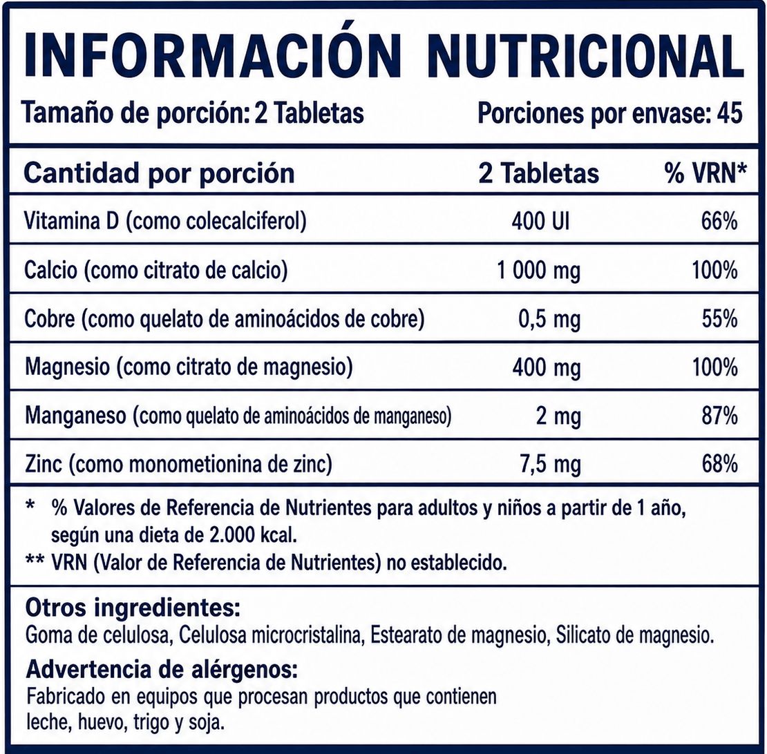 Información nutricional