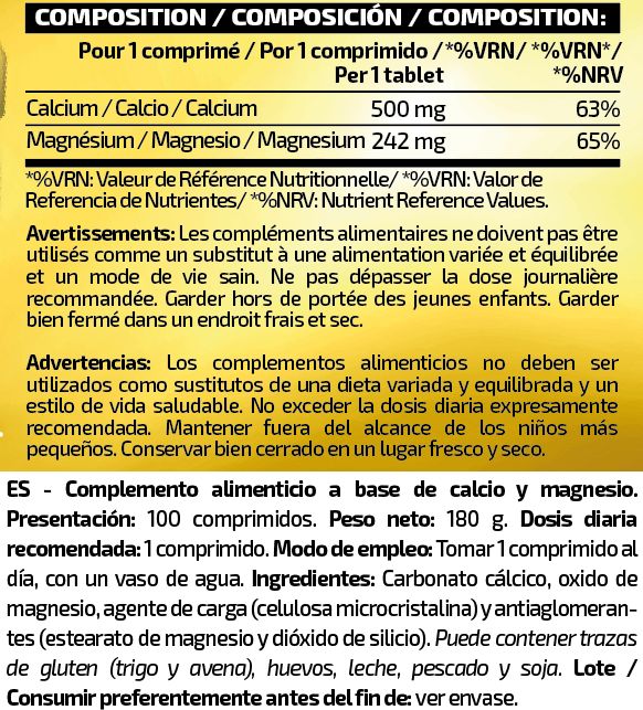 Información nutricional