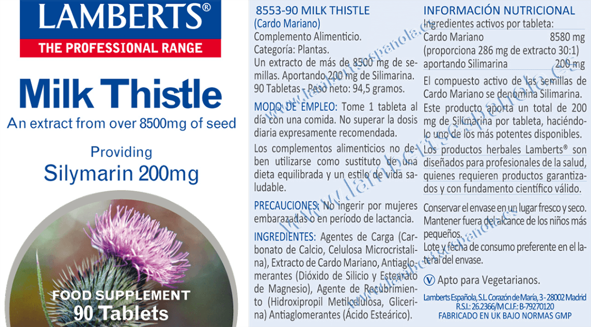 Información nutricional