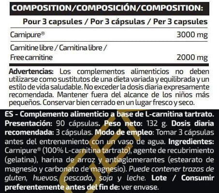 Información nutricional
