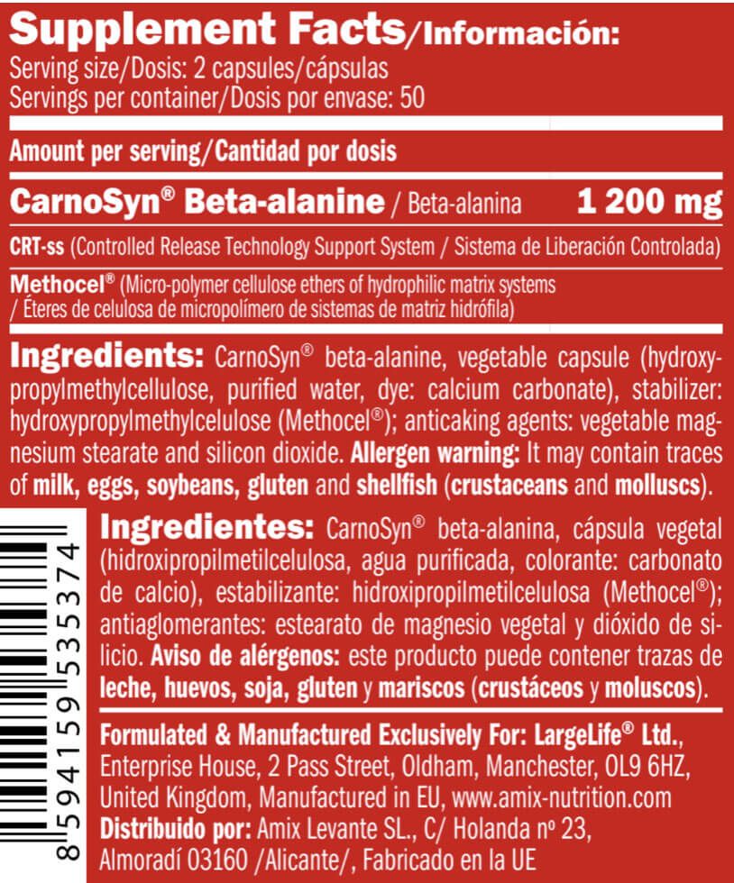 Información nutricional
