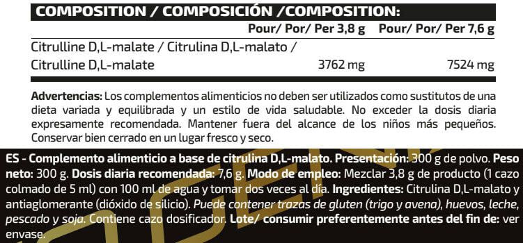 Información nutricional
