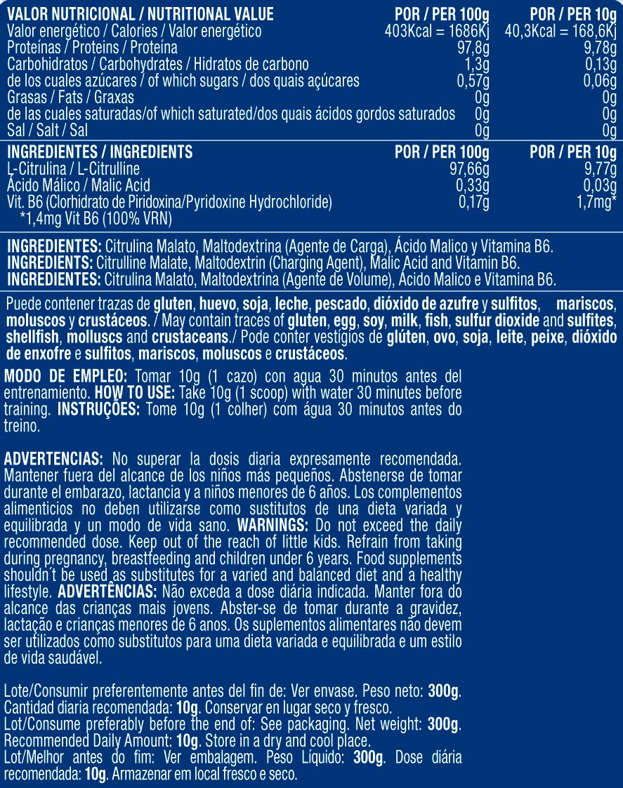 Información nutricional