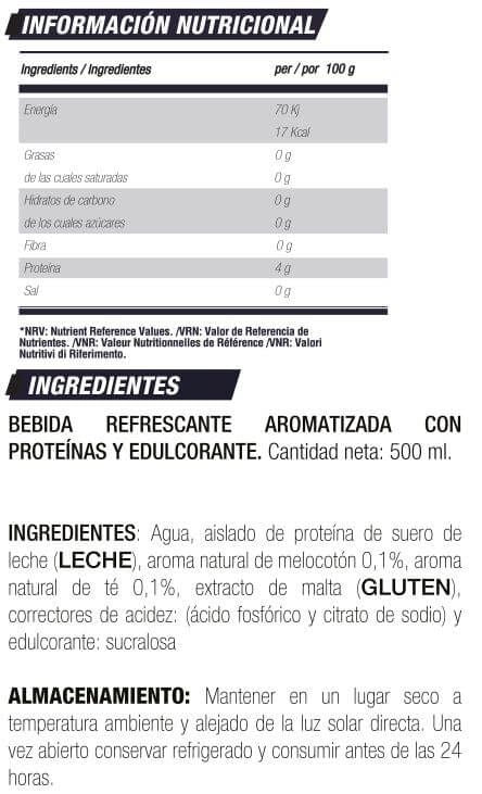 Información nutricional