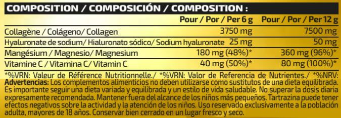 Información nutricional